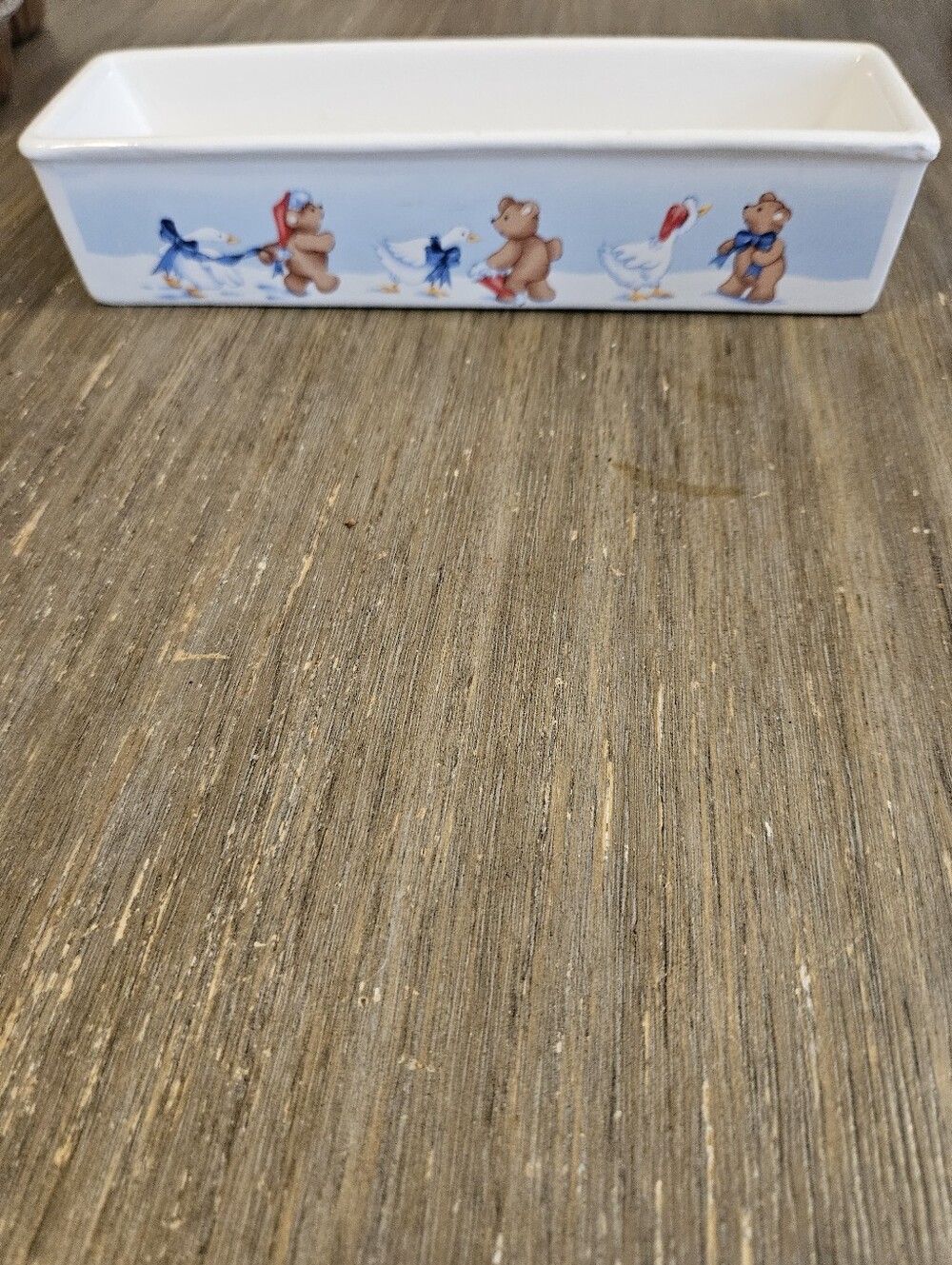 Vintage 1988 House Of Loyd Bears and Ducks Quaker Tray
